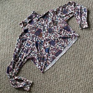 Vintage 90s paisley turtle neck